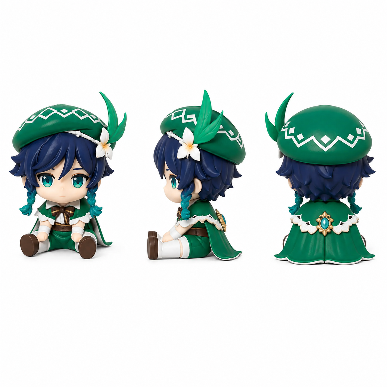 Genshin Impact Venti Chibi Sitting Figurine
