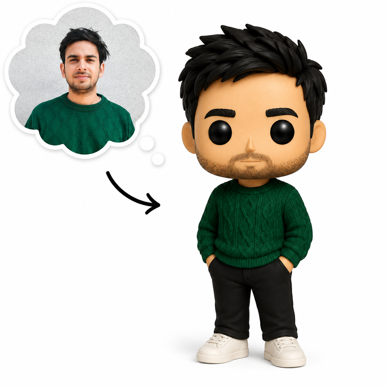Mini Me Artisan Edition Solo — Handpainted, Just For You