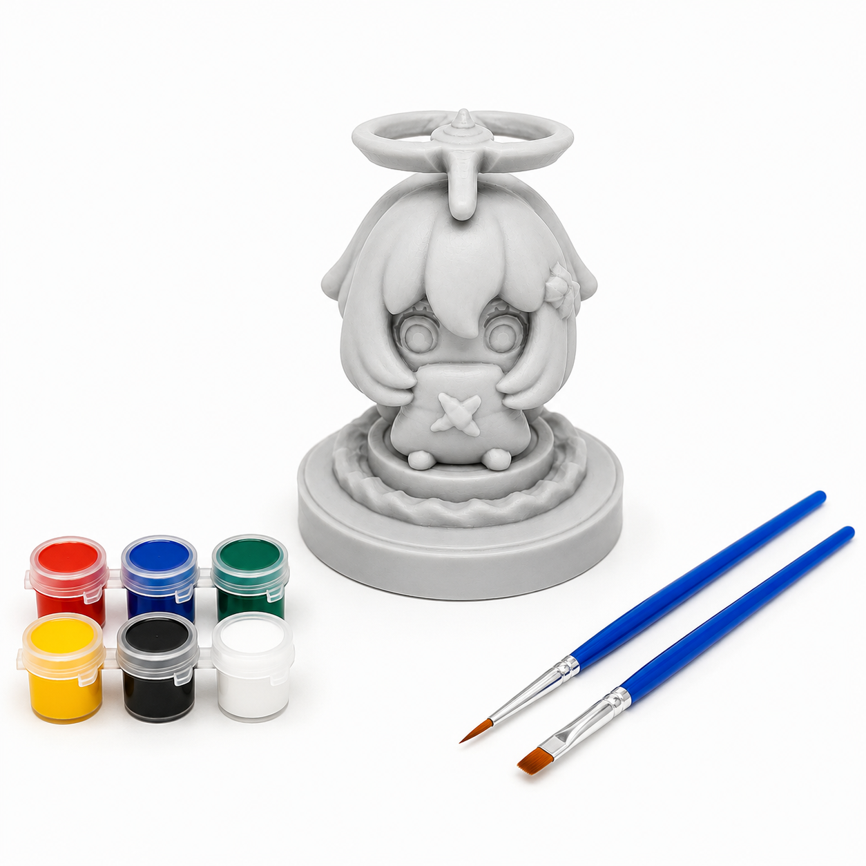 Genshin Impact Paimon Chibi Sitting Figurine