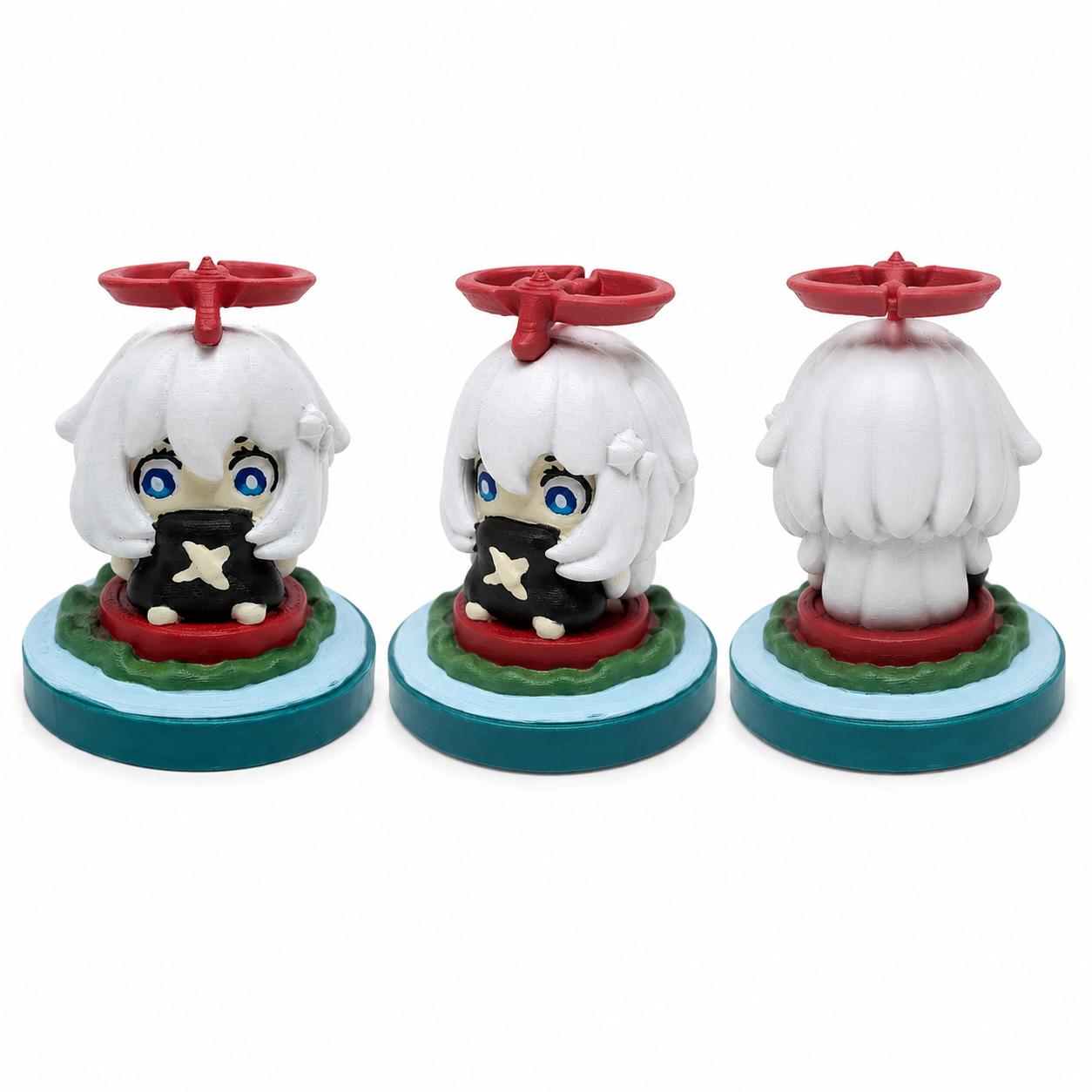 Genshin Impact Paimon Chibi Sitting Figurine