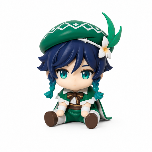 Genshin Impact Venti Chibi Sitting Figurine