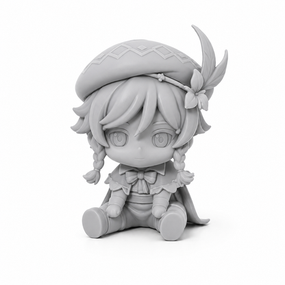 Mystic Wind Bard Chibi Figurine — Bespoke Collector’s Edition