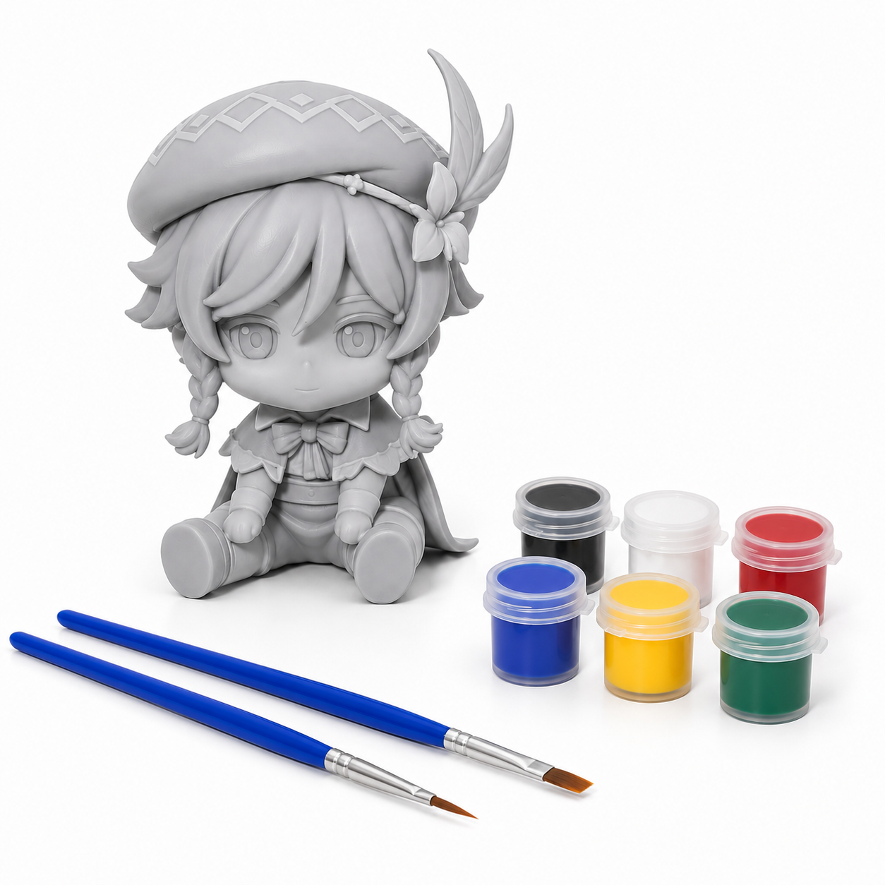 Genshin Impact Venti Chibi Sitting Figurine