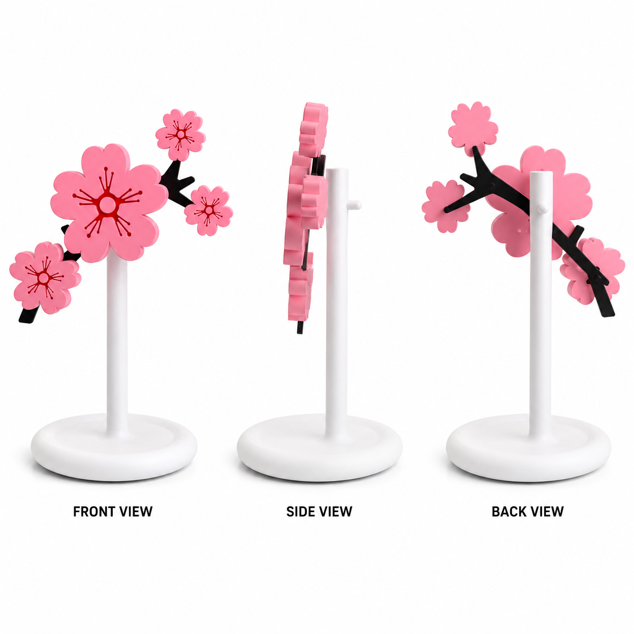 Sakura Cherry Blossom Headphone Stand — Personalised with Your Name
