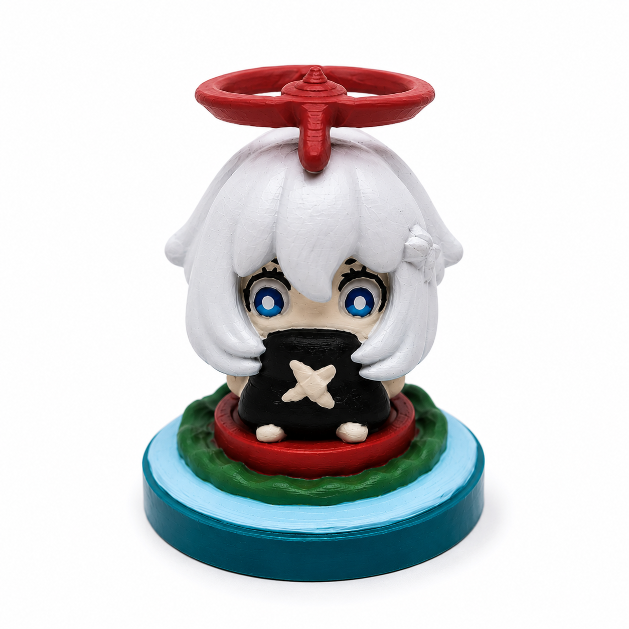 Genshin Impact Paimon Chibi Sitting Figurine