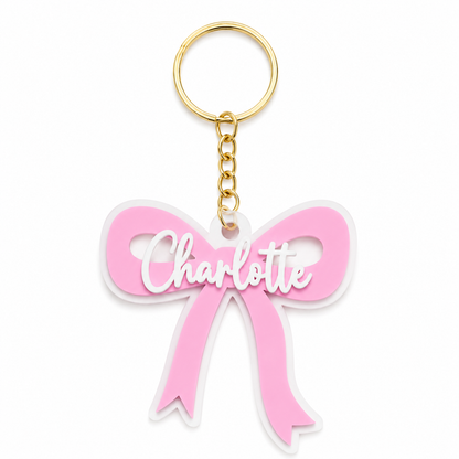 Ribbon Keychain — Personalised with Your Name